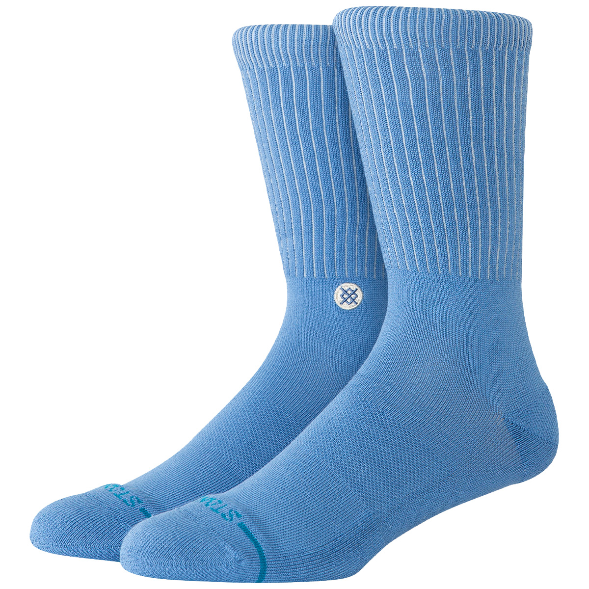 Stance Icon Pop Crew Socks Capri Blue