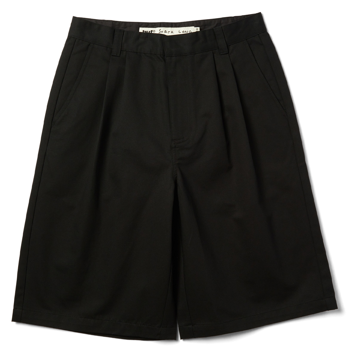 HUF Sorta Long Chino Short Black