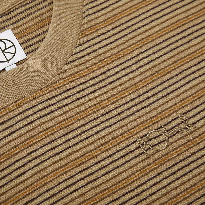 Polar Stripe Surf T-Shirt Camel Polar Stripe Surf T-Shirt Camel