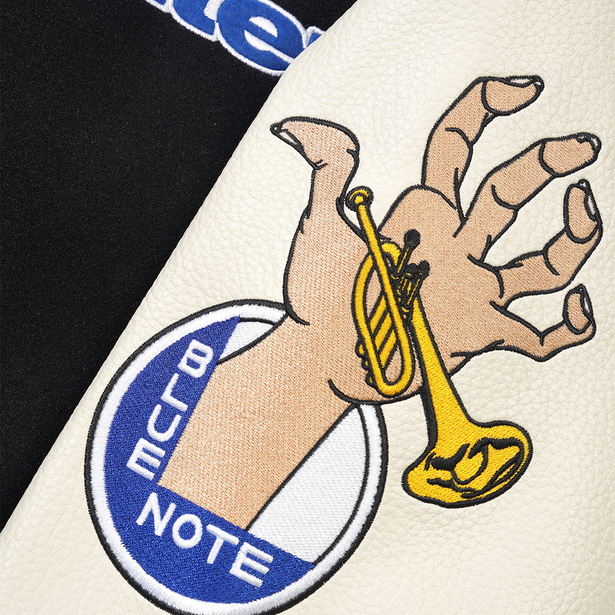 Butter Goods Blue Note Varsity Jacket Navy / Cream Butter Goods Blue Note Varsity Jacket Navy / Cream