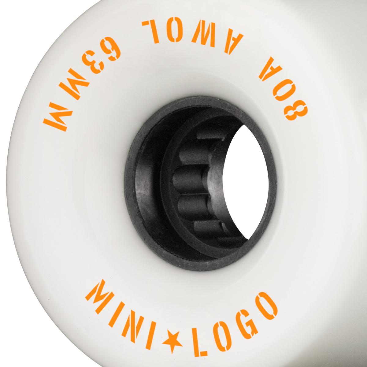 Mini Logo AWOL Wheels 80A White 63mm