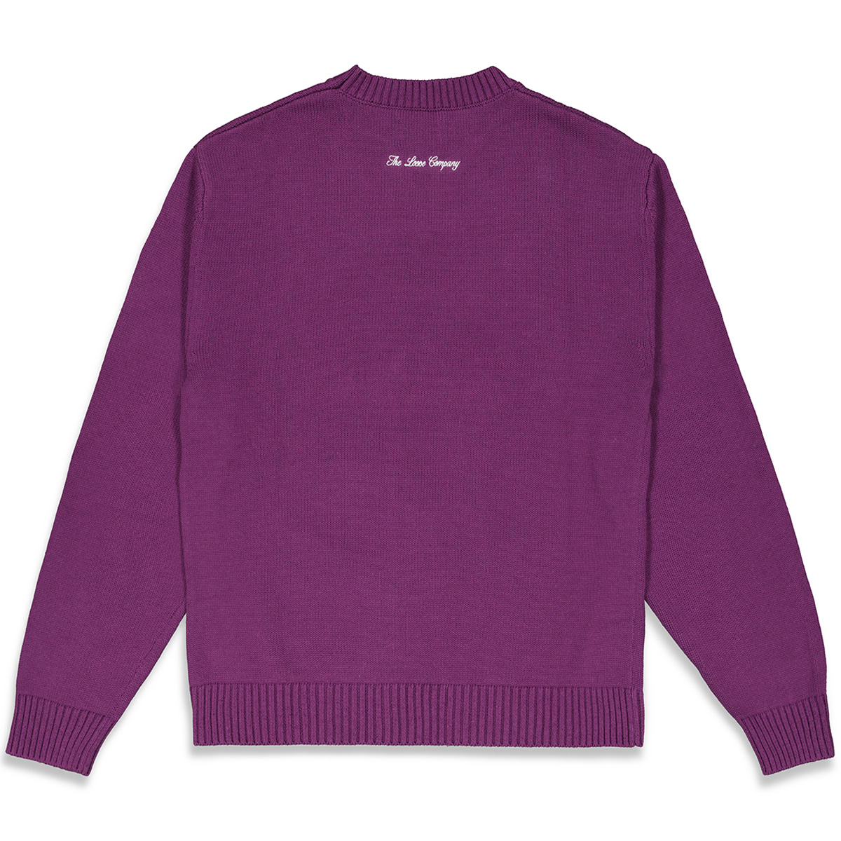 The Loose Company Food Sweater Purple Intarsia