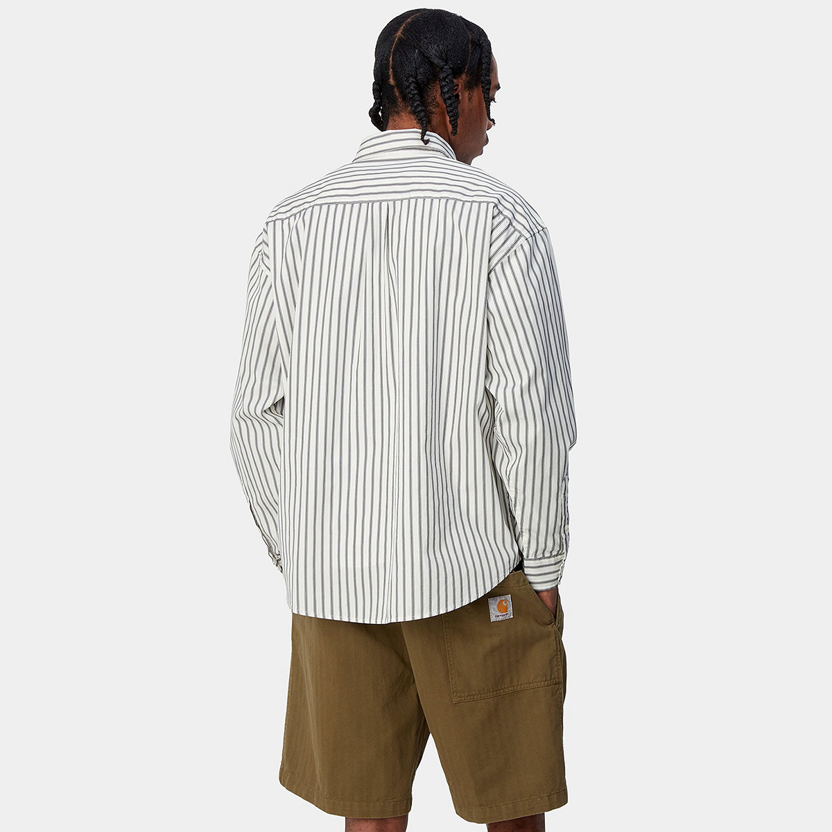 Carhartt WIP Ligety Stripe Longsleeve Shirt Wax/Black