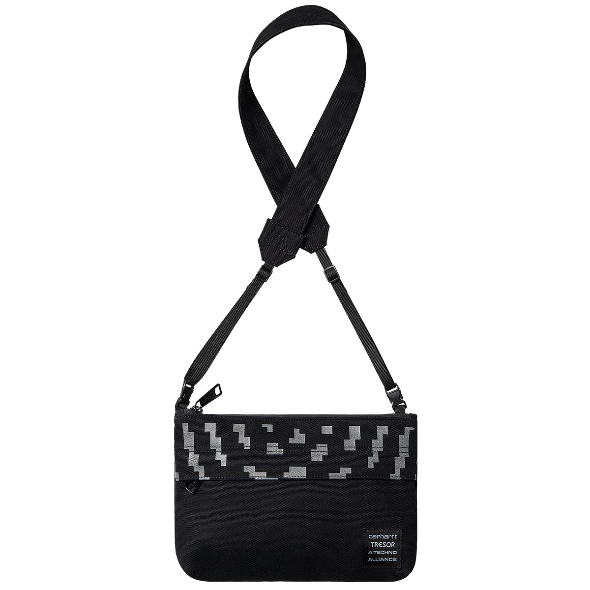 Carhartt WIP x Tresor Way Of The Light Strap Bag Black/Grey Carhartt WIP x Tresor Way Of The Light Strap Bag Black/Grey