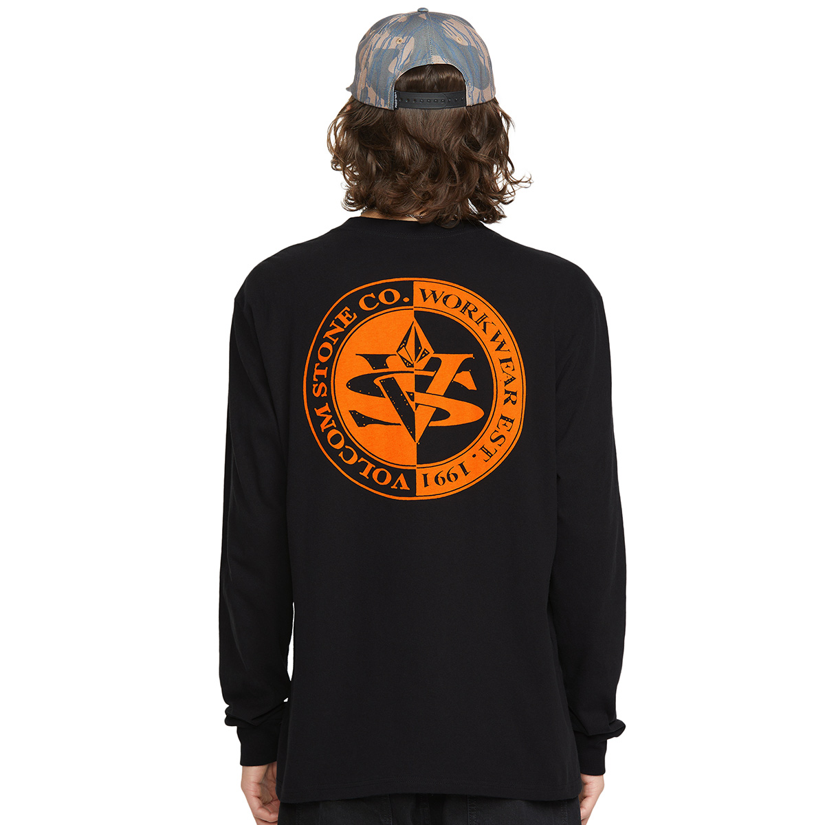 Volcom Excavator Longsleeve T-Shirt Black