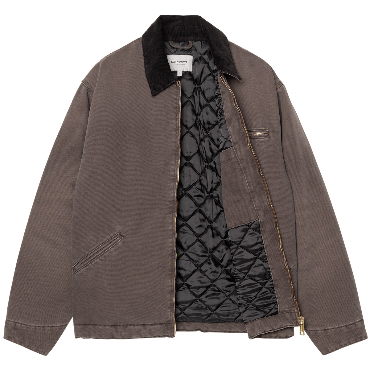 Carhartt WIP OG Detroit Jacket Tobacco/Black Stone Canvas Carhartt WIP OG Detroit Jacket Tobacco/Black Stone Canvas