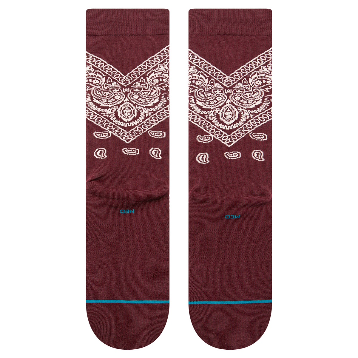 Stance Barrio Crew Socks Wine