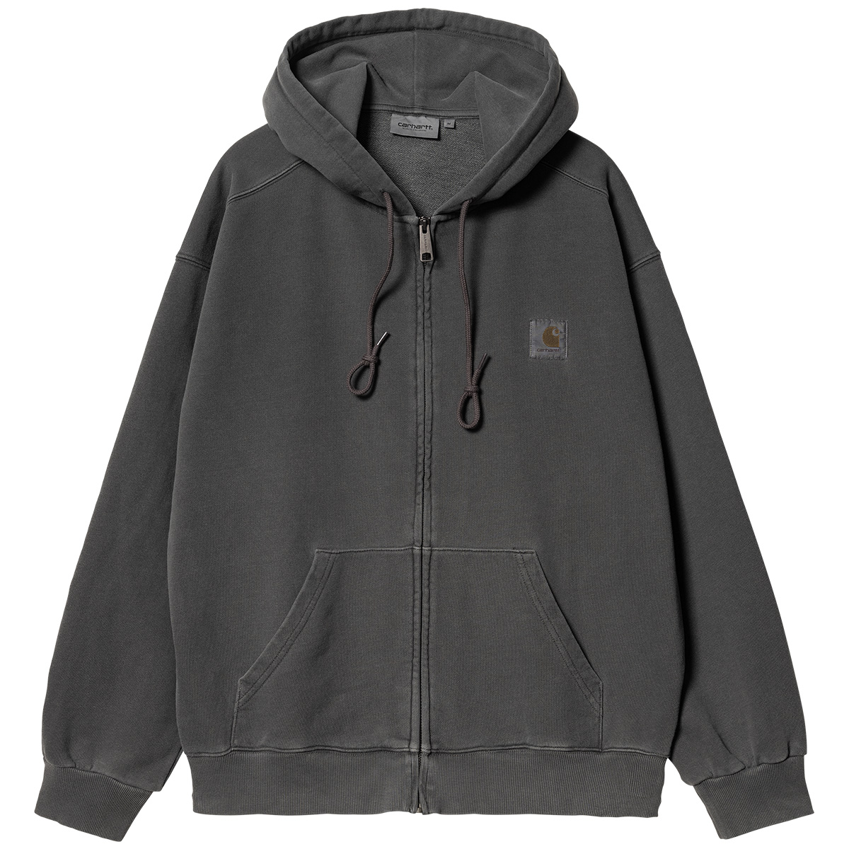 Carhartt WIP Hooded Nelson Jacket Charcoal Carhartt WIP Hooded Nelson Jacket Charcoal