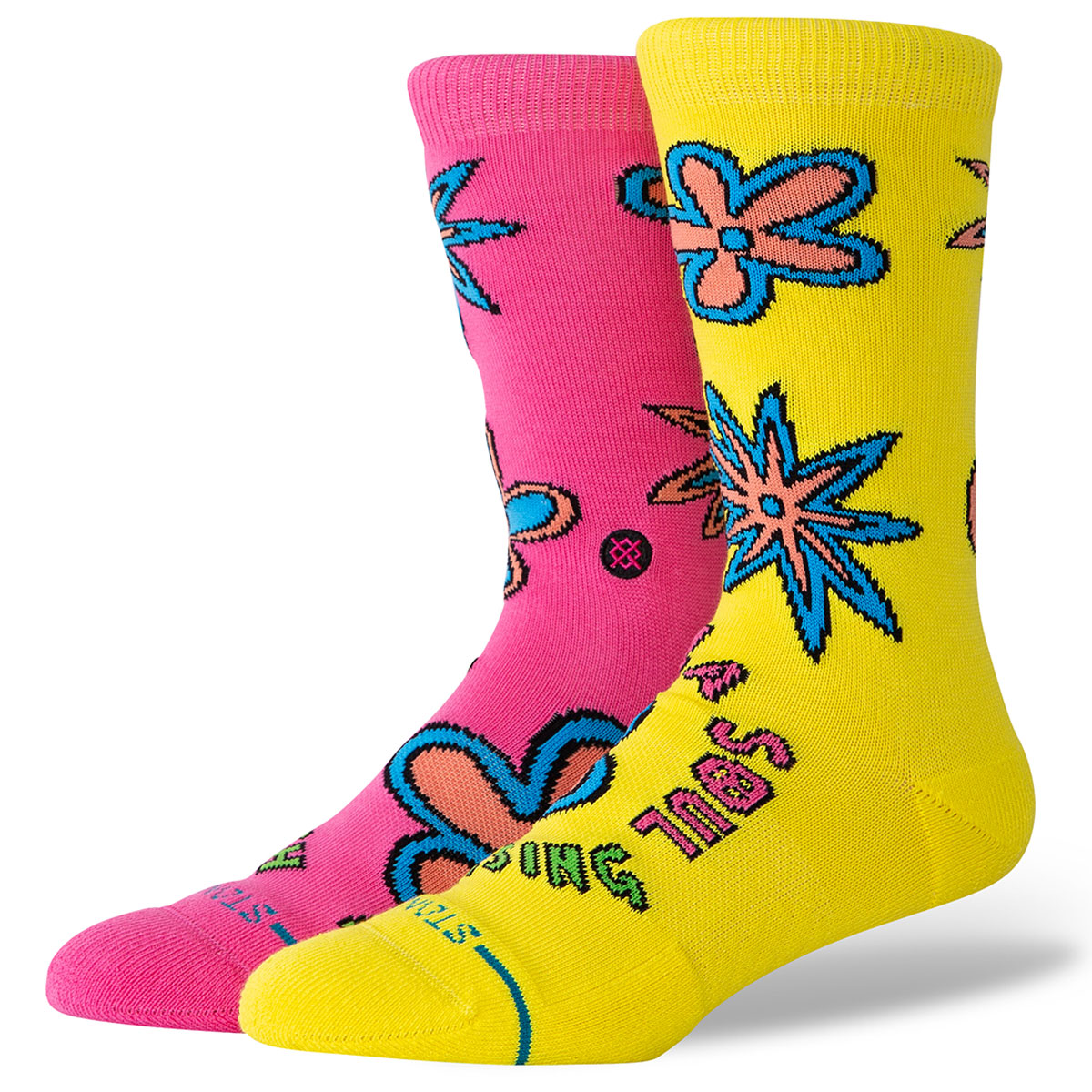 Stance 3 Feet High Crew Socks Multi Stance 3 Feet High Crew Socks Multi