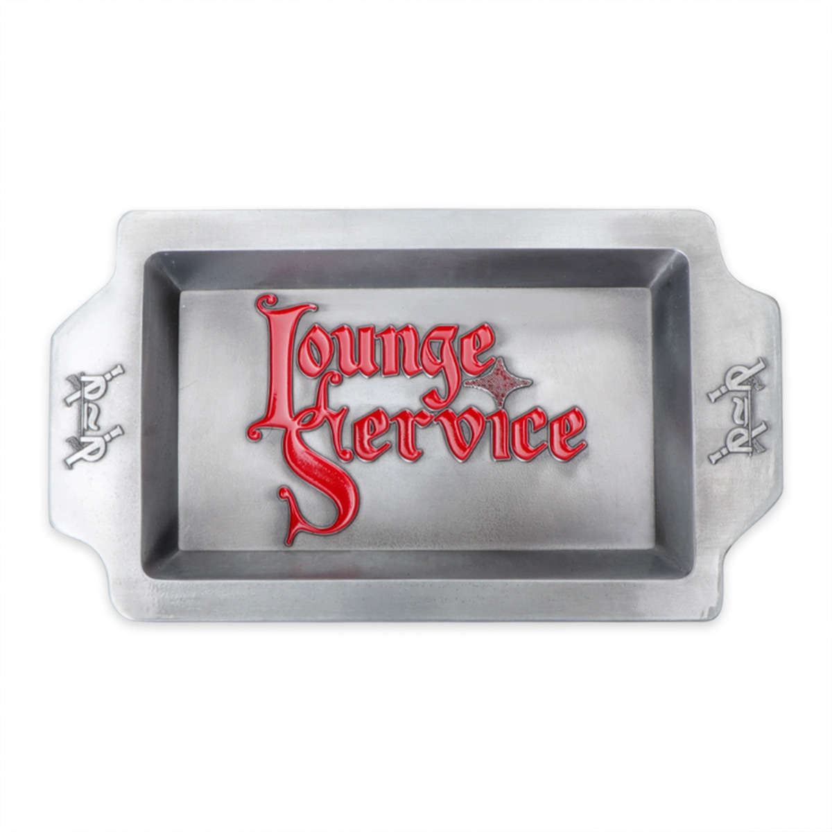 Pass Port Lounge Service Coin Tray Antique Silver