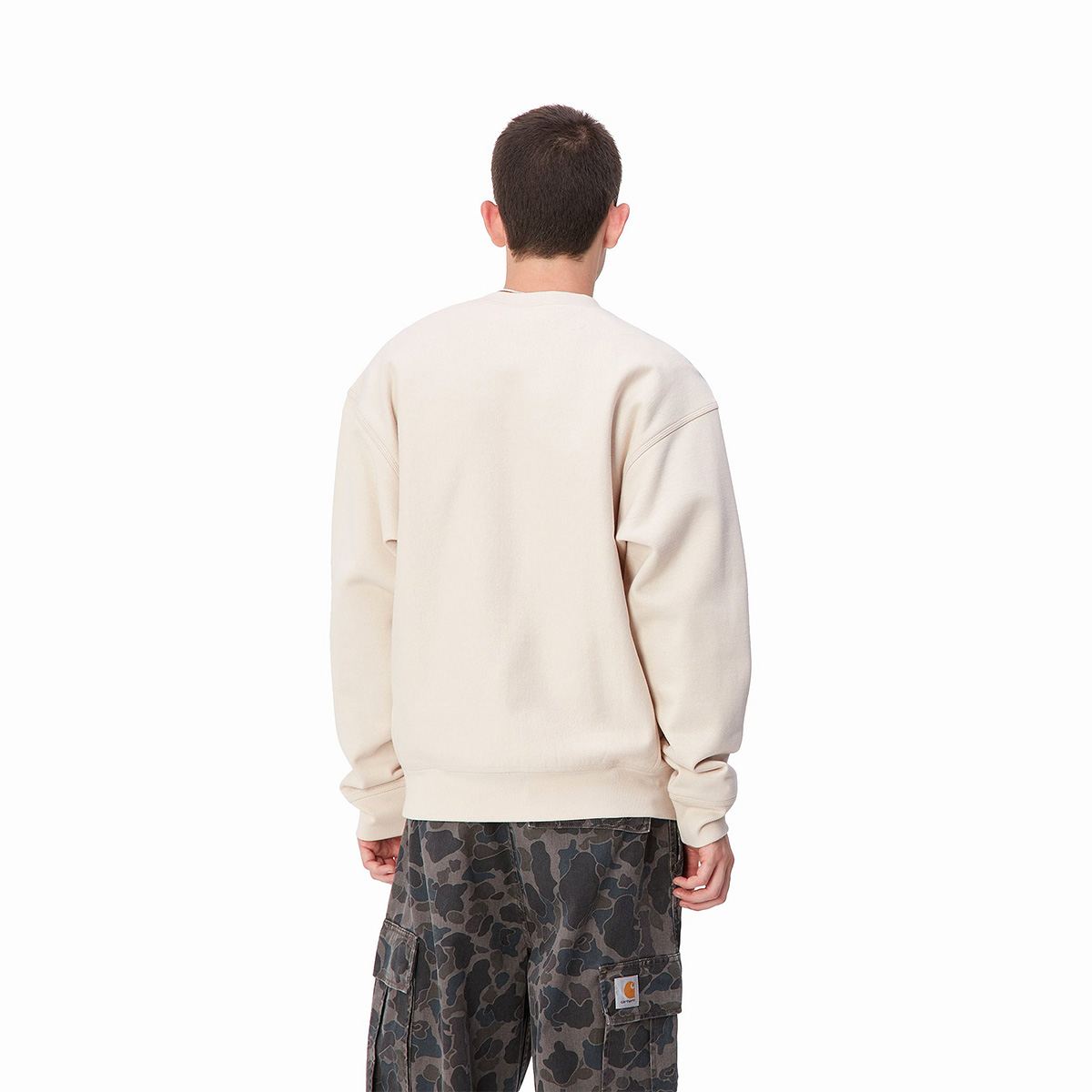 Carhartt WIP American Script Sweater Moonbeam