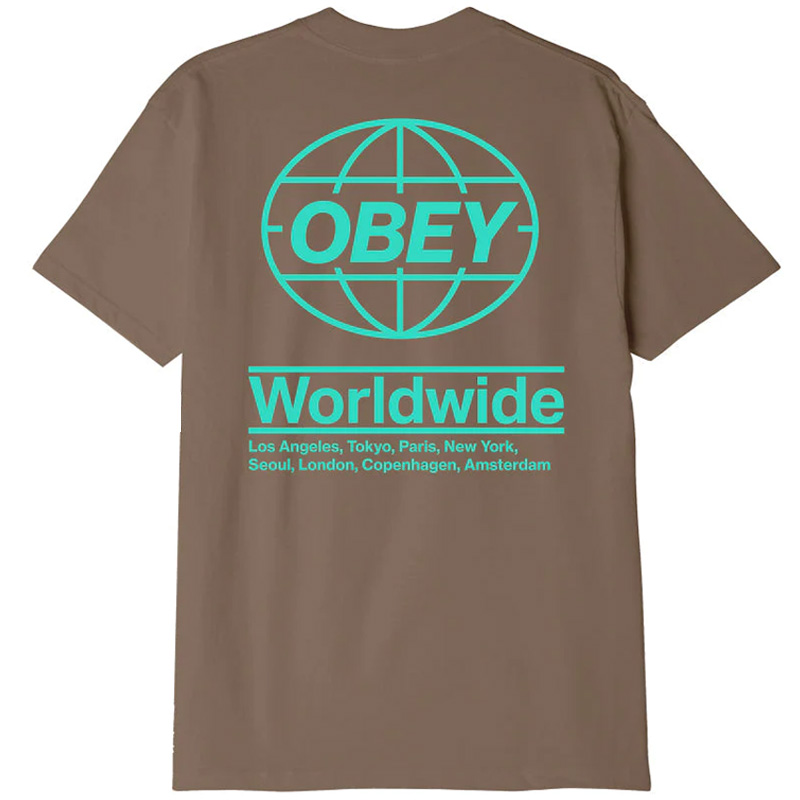 Obey Global T-Shirt Silt
