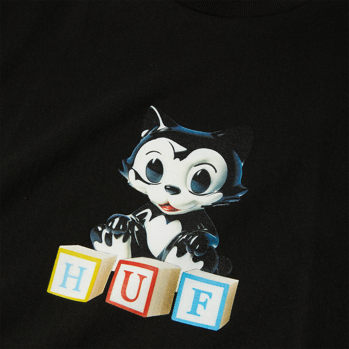 HUF Blocks T-Shirt Black HUF Blocks T-Shirt Black