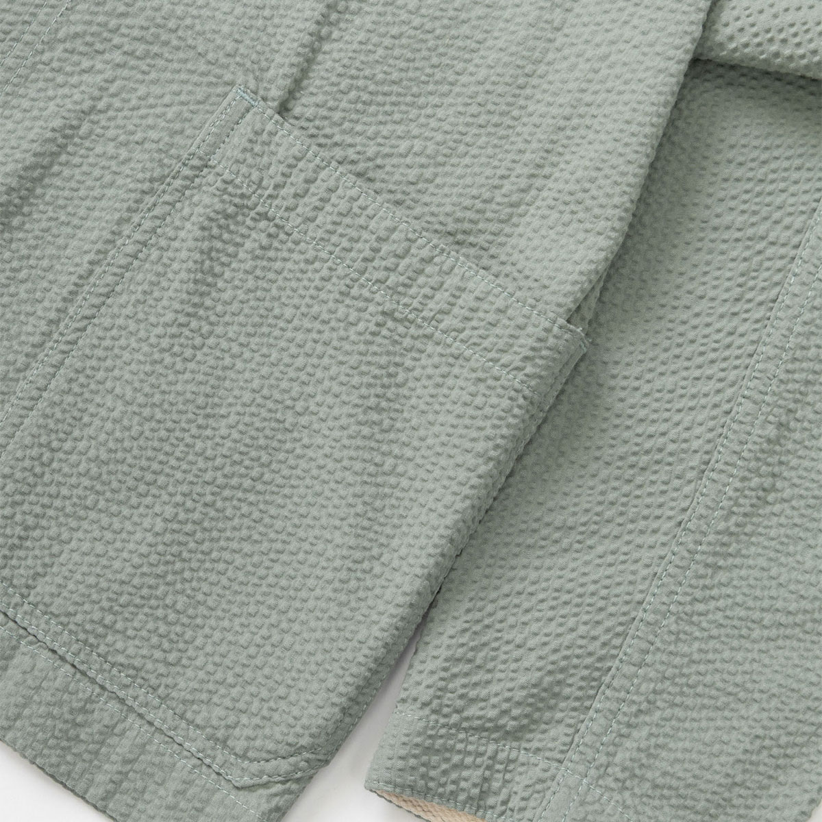 Service Works Seersucker Server Suit Jacket Sage