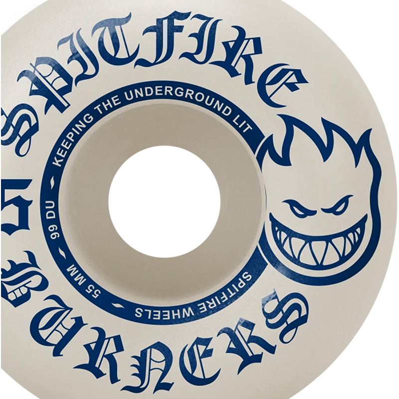 Spitfire Burner Wheels Natural/Blue 99D 55mm