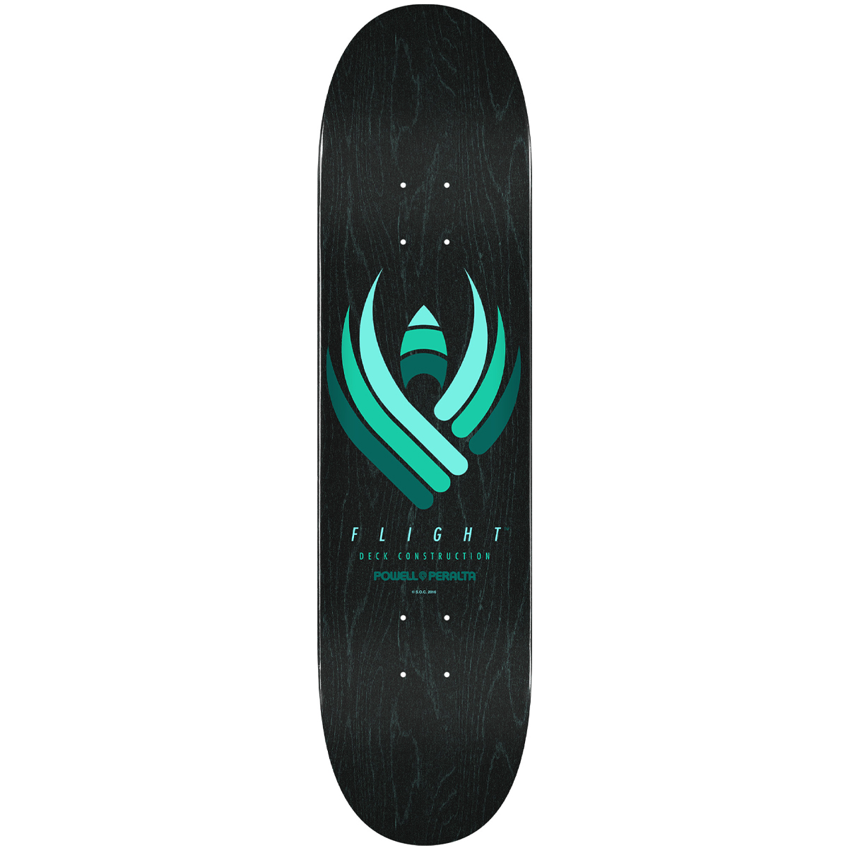 Powell Peralta FLIGHT Retro 2019 Skateboard Deck Black K26 Shape 8.25