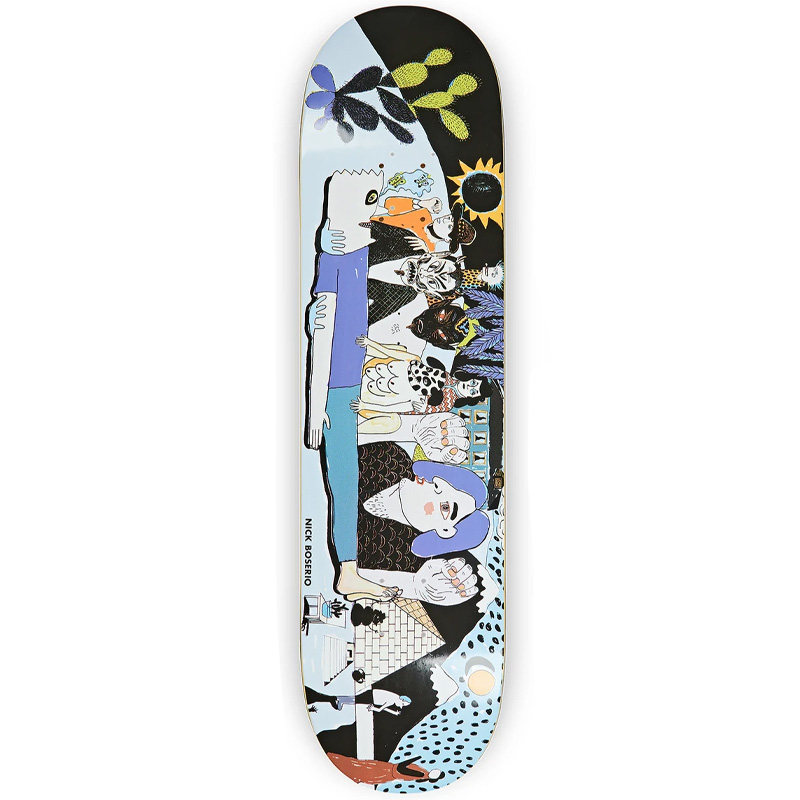 Polar Nick Boserio Group Healing Skateboard Deck 8.25 Polar Nick Boserio Group Healing Skateboard Deck 8.25