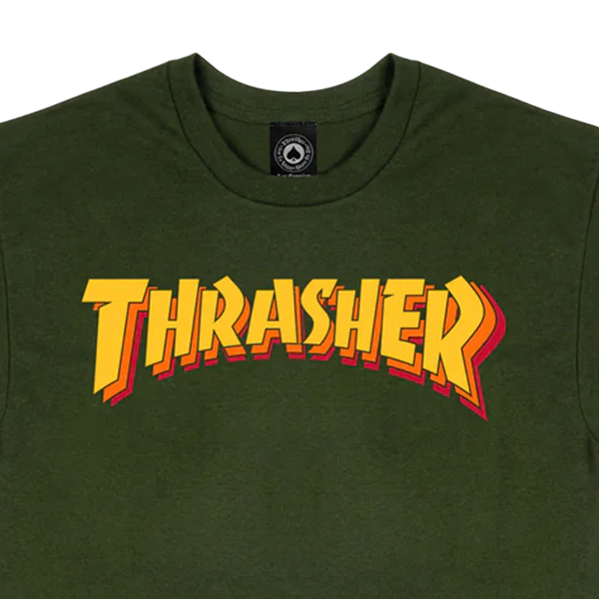 Thrasher Stacked T-Shirt Forest Green