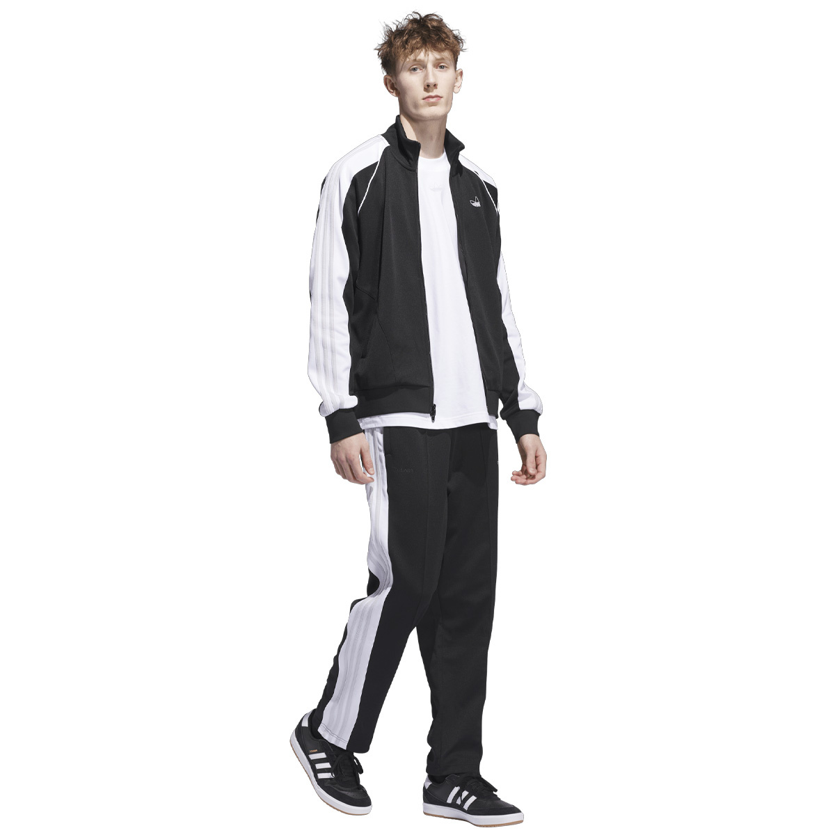 Adidas Tyshawn Track Pant Black/White/Dshgry