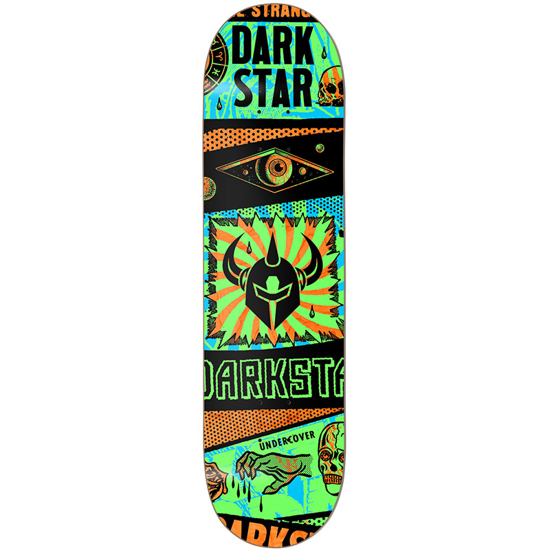 Darkstar Collapse HYB Skateboard Deck Green 8.25