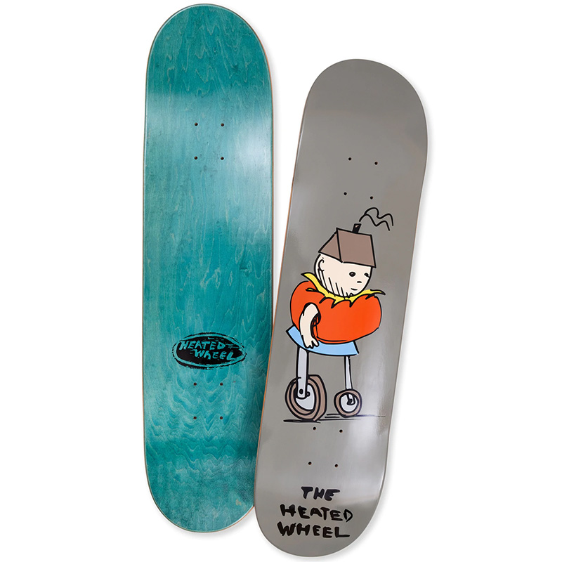 The Heated Wheel People Mover Skateboard Deck 8.0