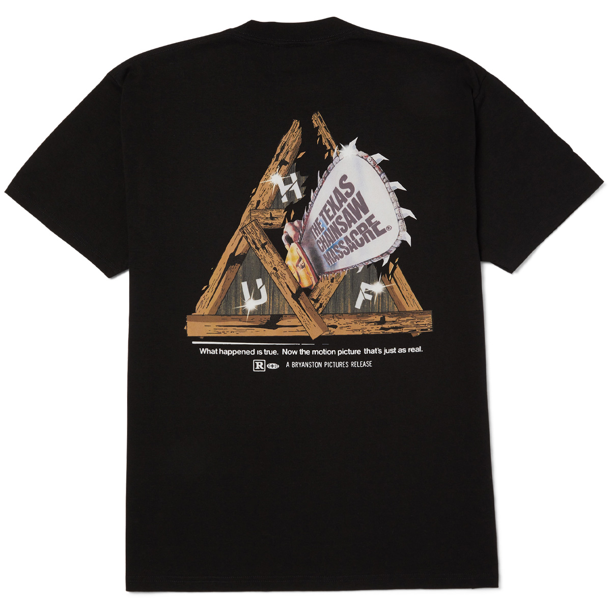 HUF x Chainsaw Triple Triangle T-Shirt Black HUF x Chainsaw Triple Triangle T-Shirt Black