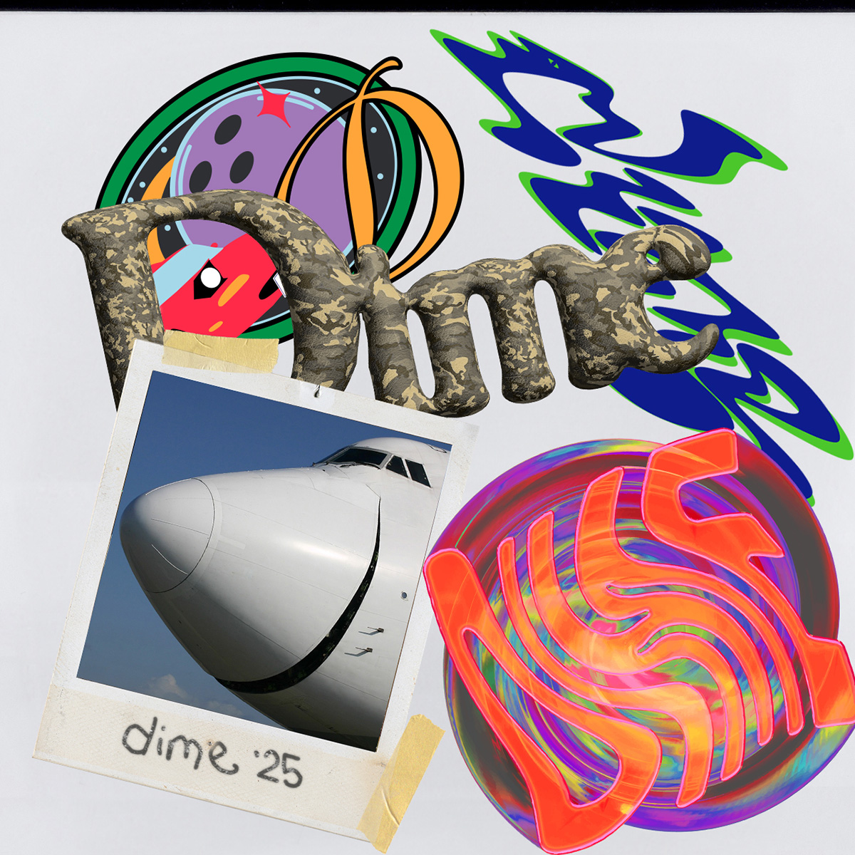 Dime Sticker Pack Multi