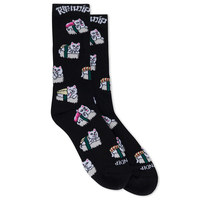 RIPNDIP Sushi Nerm Sock Black