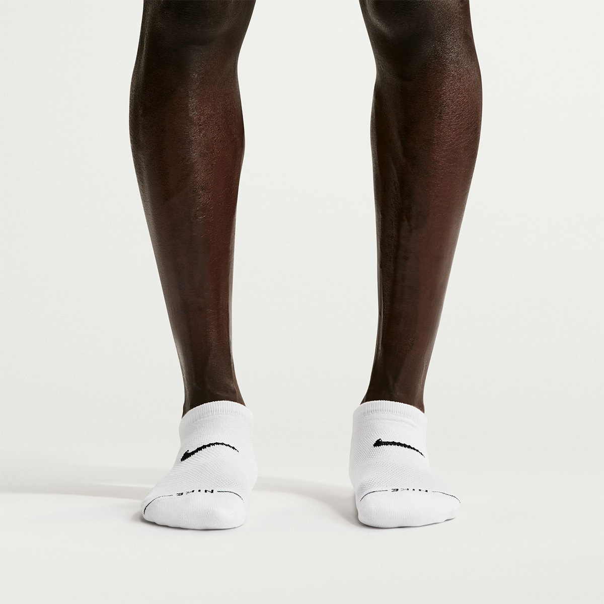 Nike SB Everyday Elevated No-Show Socks 3-Pack White/Black