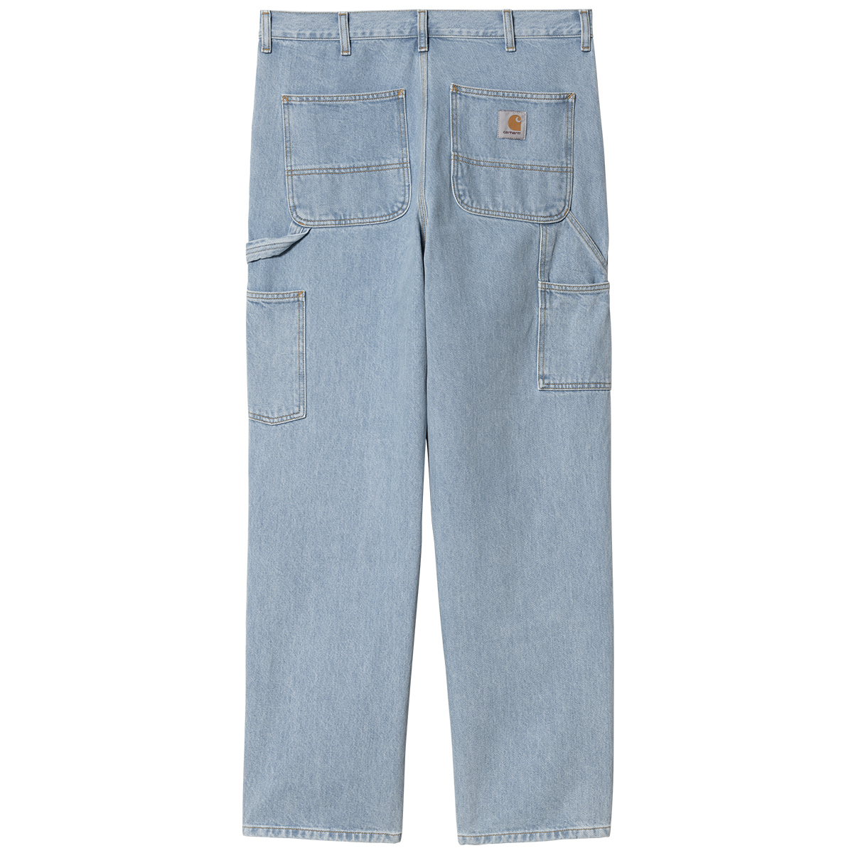Carhartt WIP Double Knee Pant Blue Heavy Stone Bleached