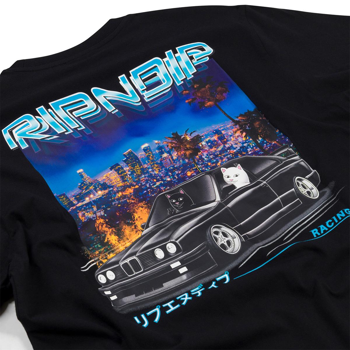 RipnDip Vroom Vroom T-Shirt Black RipnDip Vroom Vroom T-Shirt Black