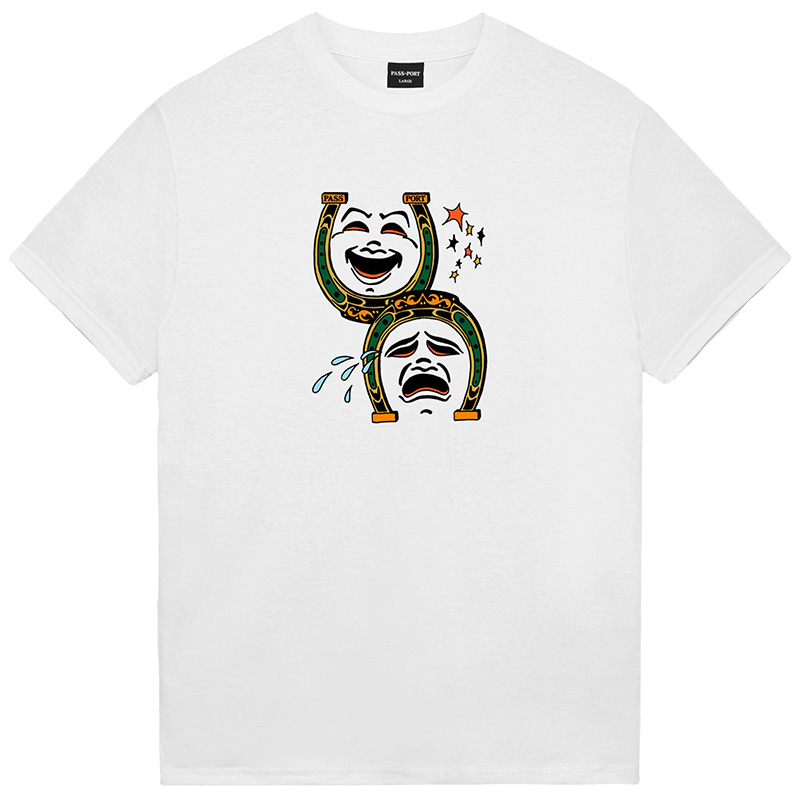 Pass-Port Dumb Luck Horeshoe T-shirt White Pass-Port Dumb Luck Horeshoe T-shirt White