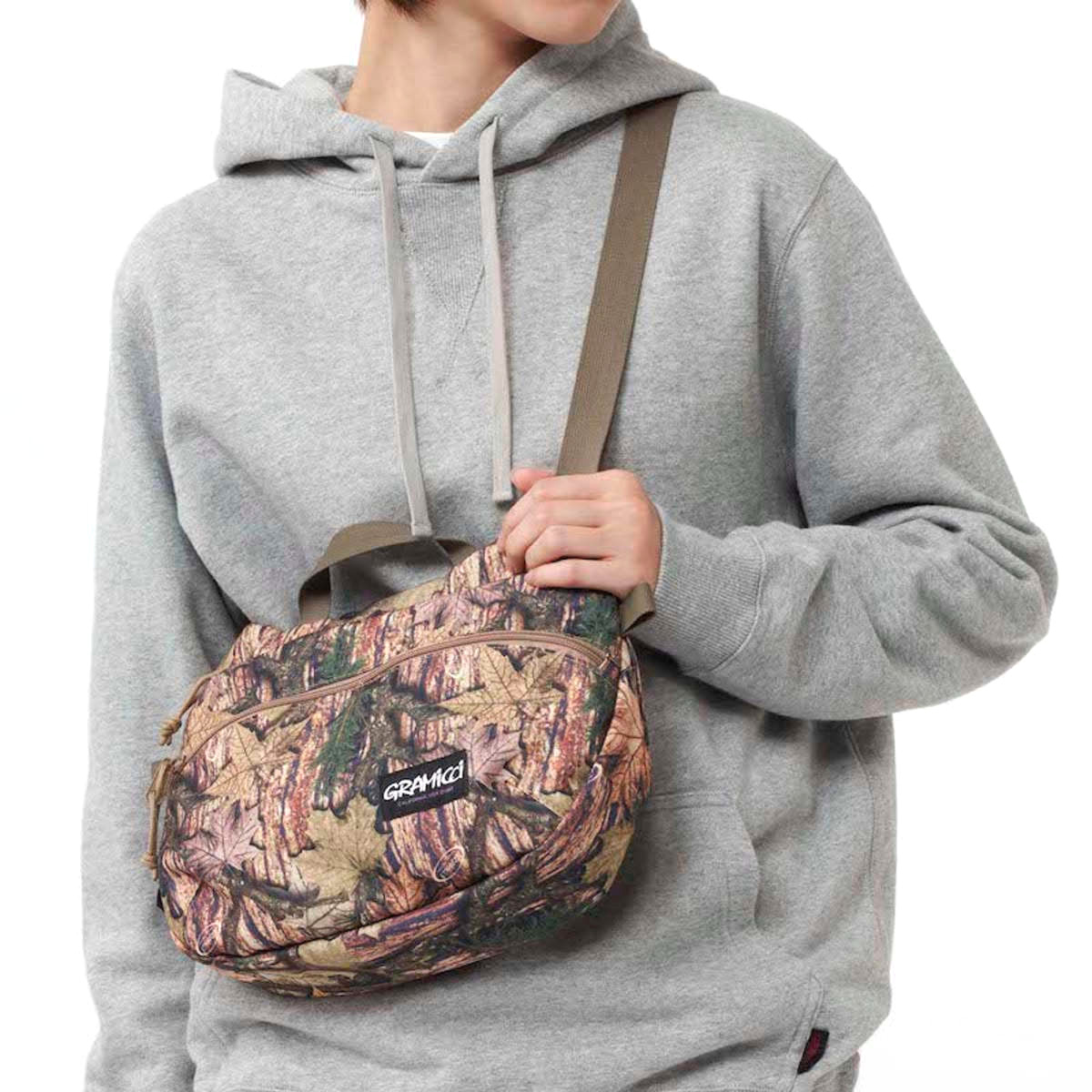 Gramicci Cordura Shoulder Bag Leaf Camo Gramicci Cordura Shoulder Bag Leaf Camo