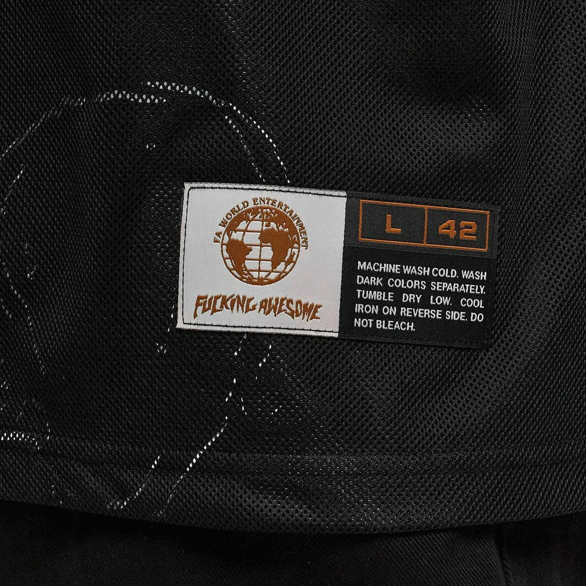 Fucking Awesome Skeleton Mesh T-Shirt Black Fucking Awesome Skeleton Mesh T-Shirt Black