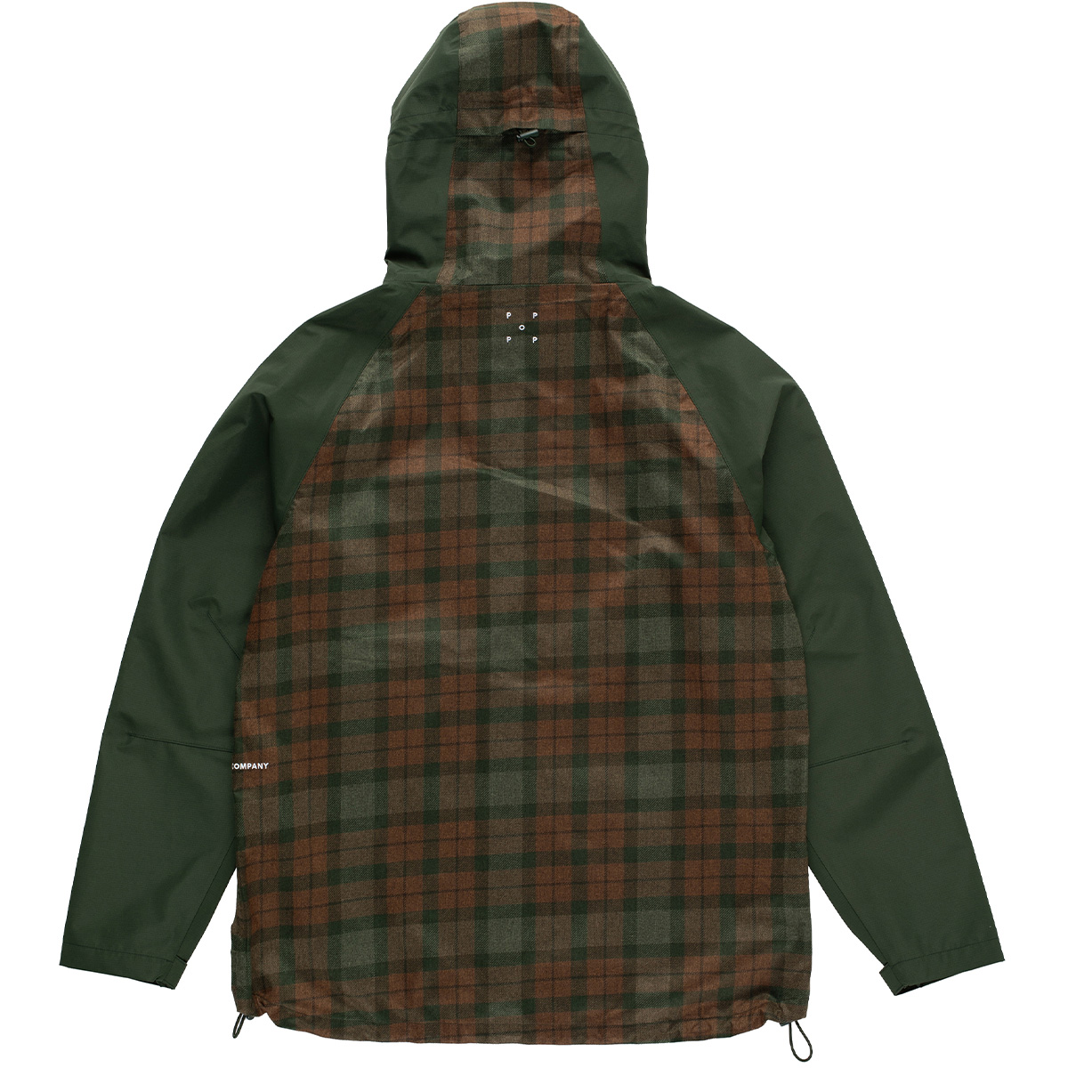 POP Checked Oracle Jacket Duffel Green