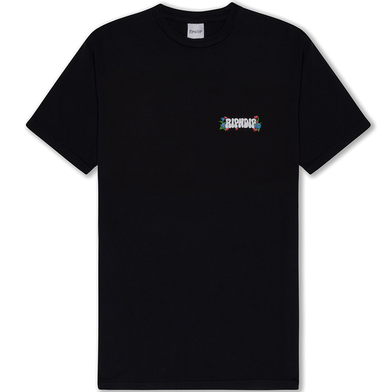 RIPNDIP Peace Love RIPNDIP T-Shirt Black RIPNDIP Peace Love RIPNDIP T-Shirt Black