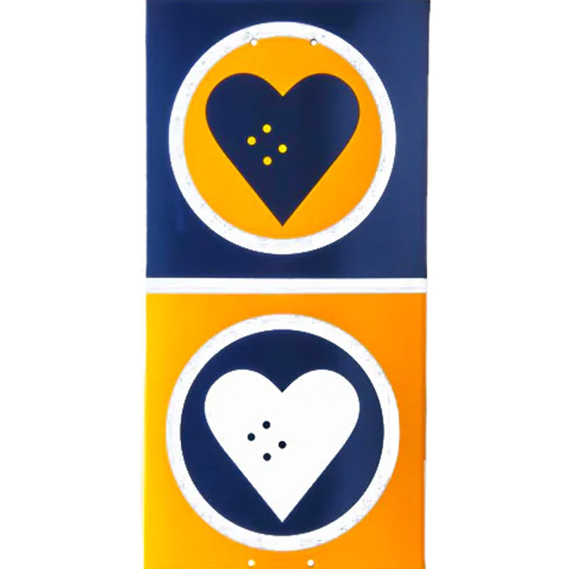 The Heart Supply Squad Deck Blue/Yellow 7.75
