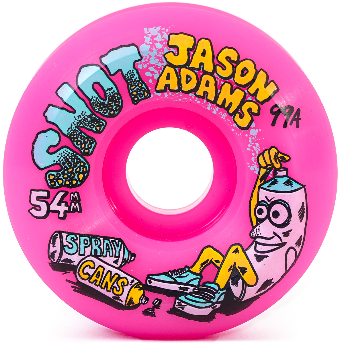 Snot Jason Adams Conical Wheels Neon Pink 99a 54mm