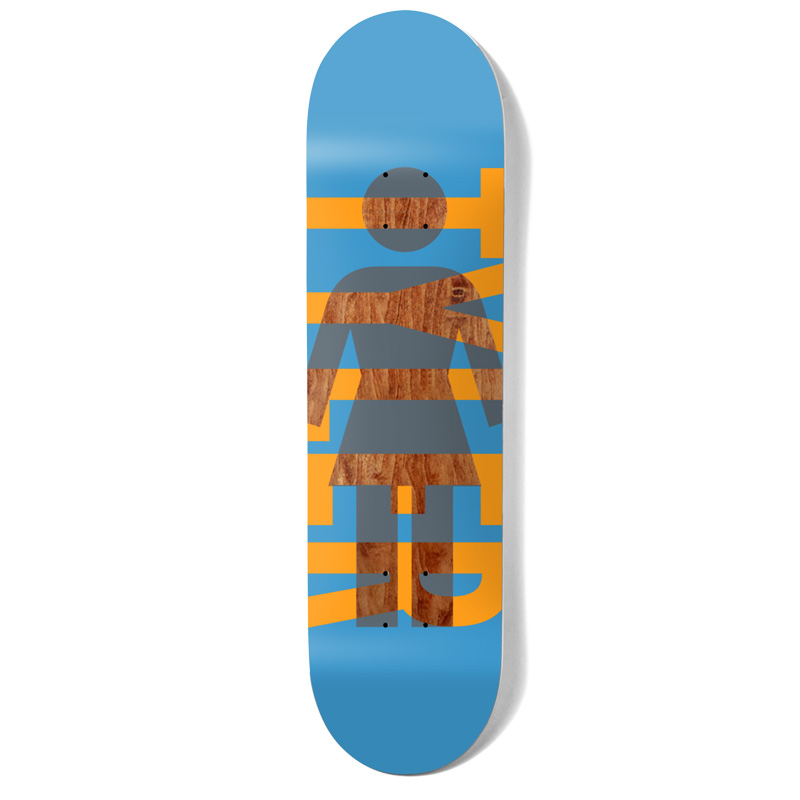 Girl Pacheco OG Knockout Skateboard Deck Blue 8.375 Girl Pacheco OG Knockout Skateboard Deck Blue 8.375