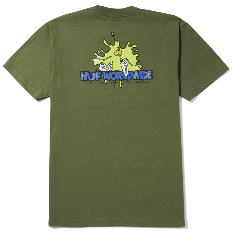 HUF Swat Team T-Shirt Olive HUF Swat Team T-Shirt Olive