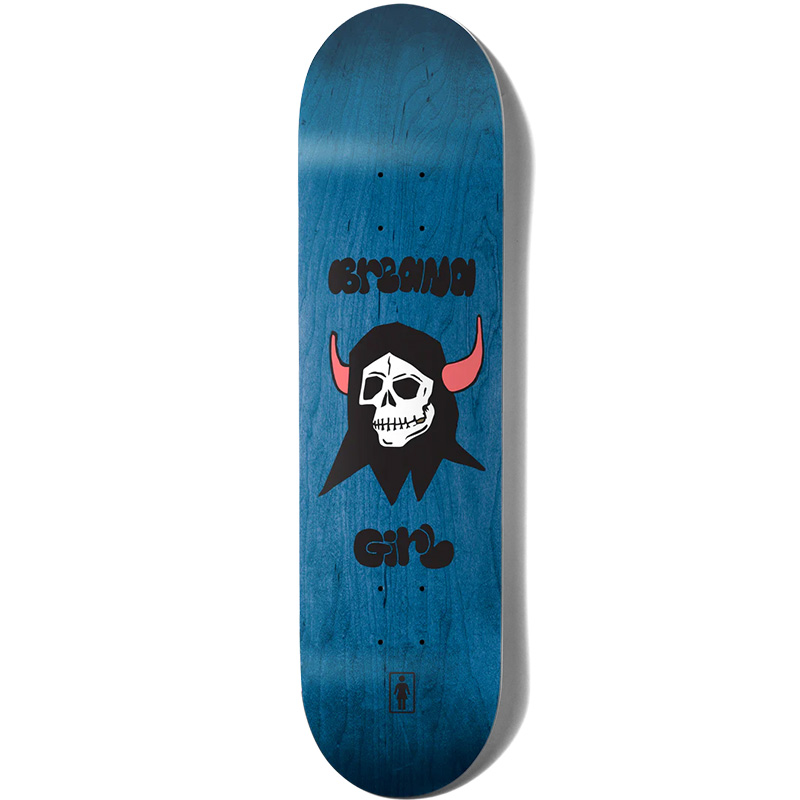 Girl Geering Good Time Goth Skateboard Deck 8.25 Girl Geering Good Time Goth Skateboard Deck 8.25