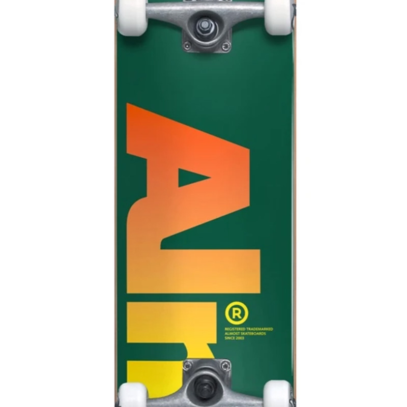 Almost Fall Off First Push Complete Skateboard Green 8.25 Almost Fall Off First Push Complete Skateboard Green 8.25
