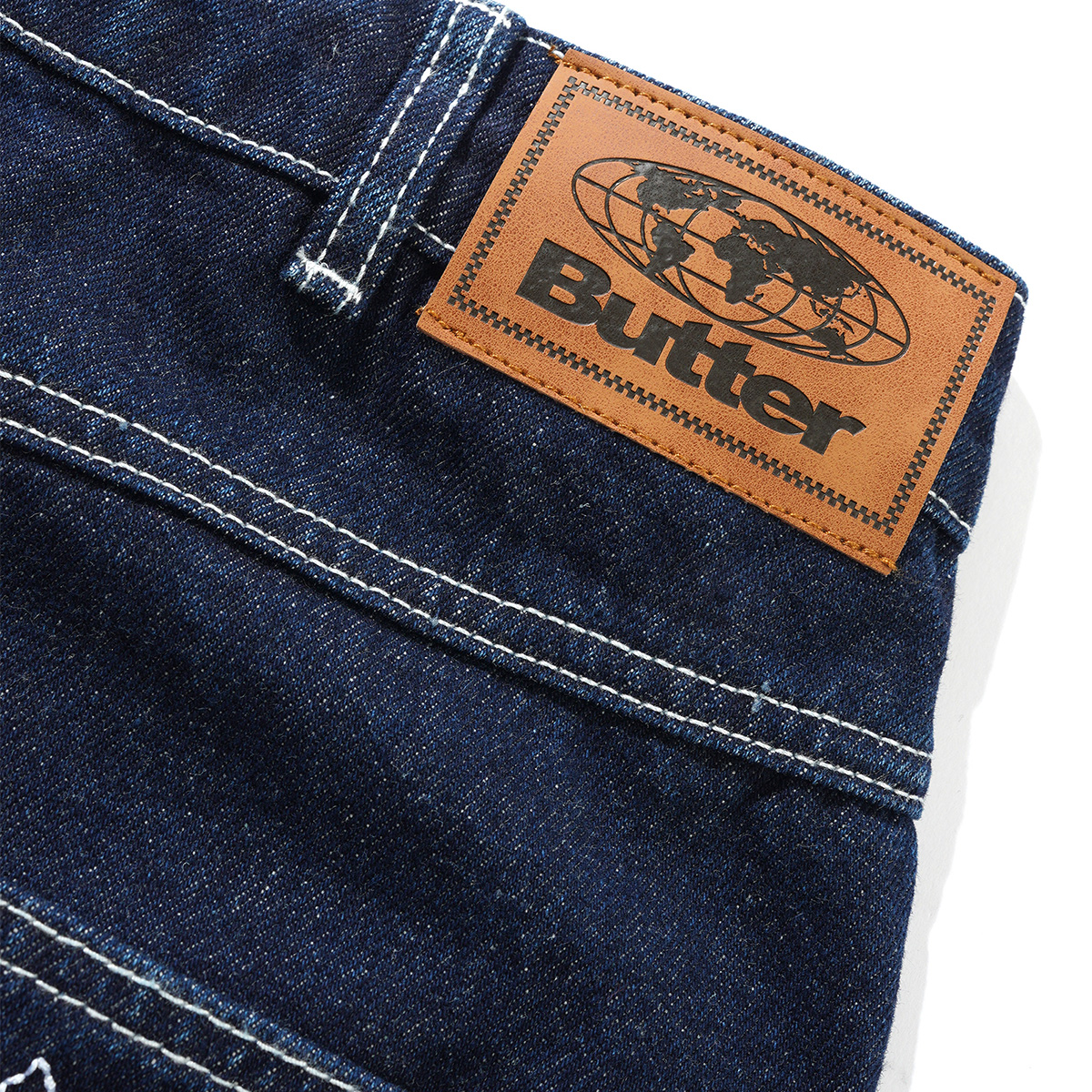 Butter Goods Roach Denim Jeans Dark Indigo Butter Goods Roach Denim Jeans Dark Indigo