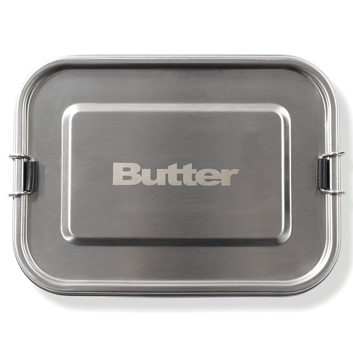 Butter Goods Metal Lunchbox Silver