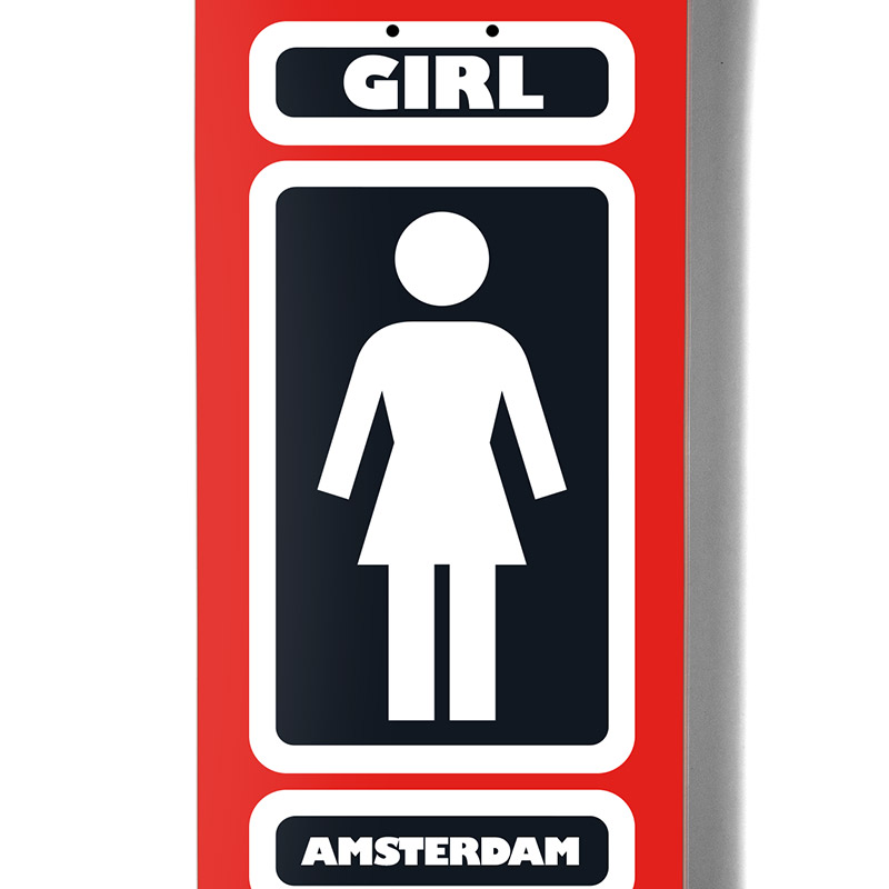 Girl Amsterdam WE OG Skateboard Deck 8.0 Girl Amsterdam WE OG Skateboard Deck 8.0