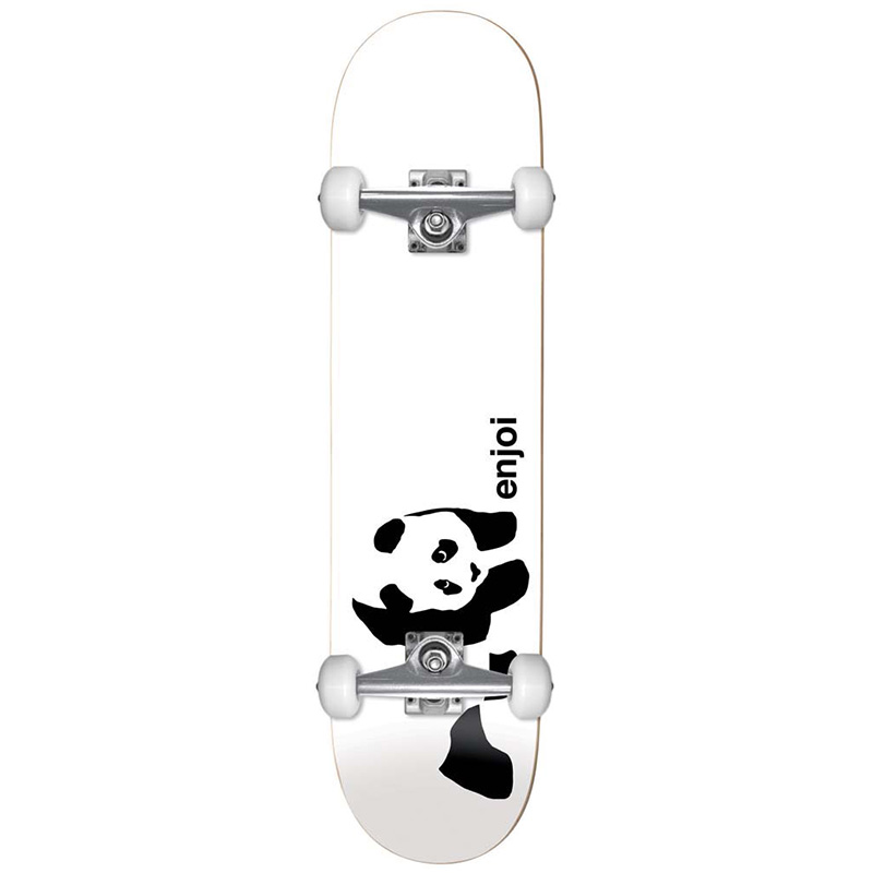 Enjoi Whitey Panda Youth Soft Top Resin Complete Skateboard White 6.75 Enjoi Whitey Panda Youth Soft Top Resin Complete Skateboard White 6.75