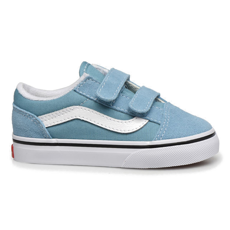 Vans Toddler Old Skool V Delphinium Blue/Truewhite Vans Toddler Old Skool V Delphinium Blue/Truewhite