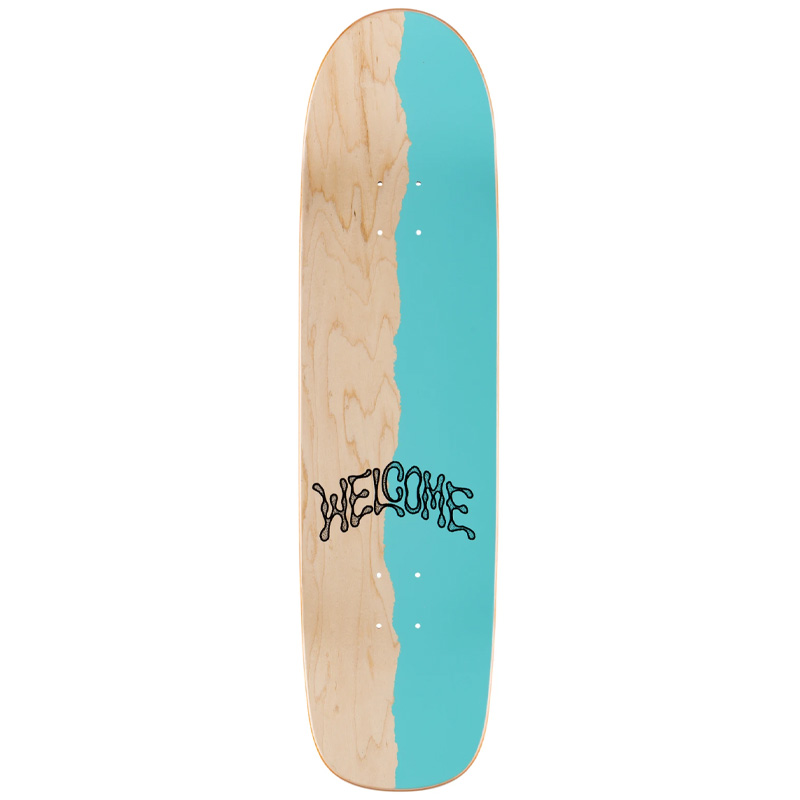 Welcome Sloth on Son of Planchette Skateboard Deck Black/Lavender 8.38