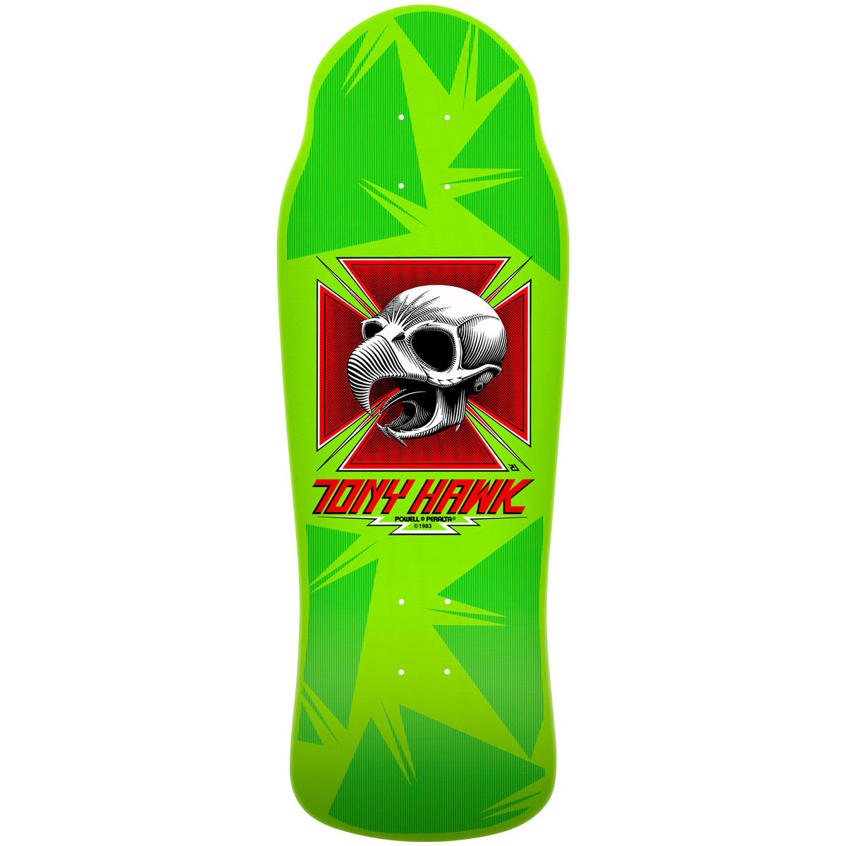Powell Peralta Bones Brigade Hawk Series 15 Skateboard Deck Lime 10.41 Powell Peralta Bones Brigade Hawk Series 15 Skateboard Deck Lime 10.41
