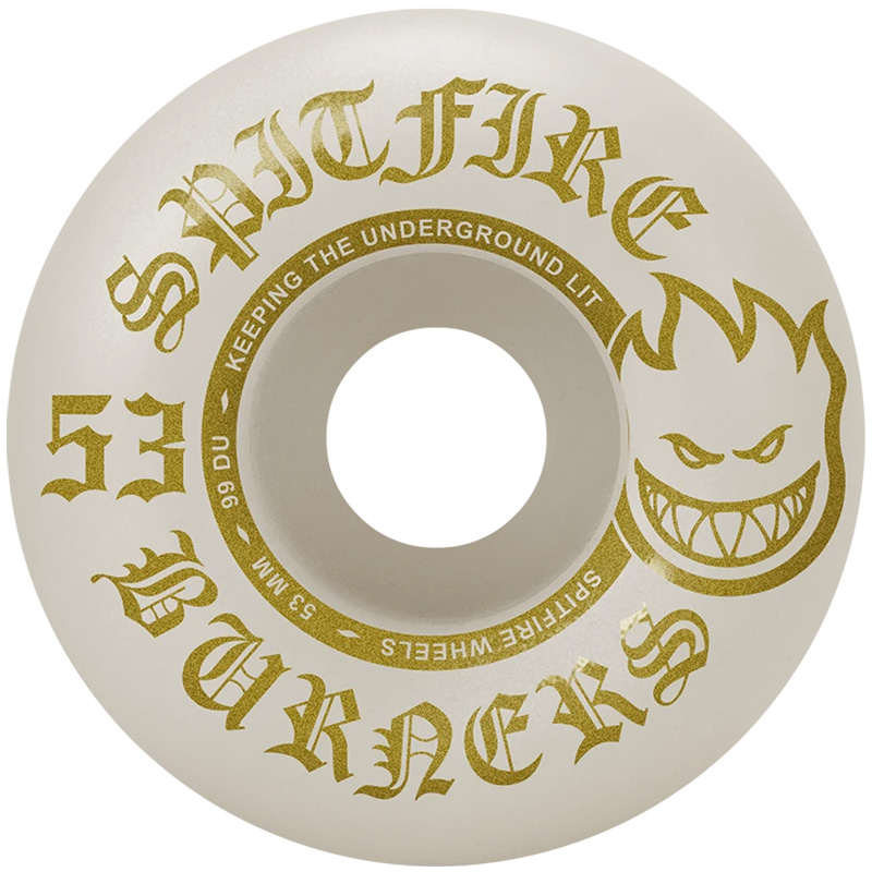 Spitfire Burner Wheels Gold 99D 53mm